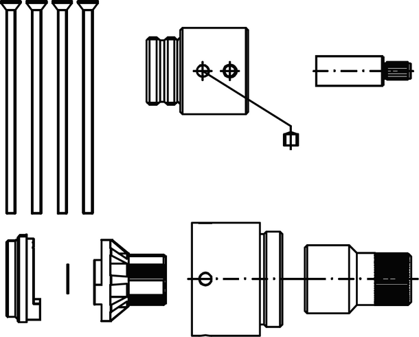 CONTI+ Verlängerunssatz 30 mm CONBOX für mechanische UP Duschen Auf/Zu Art.Nr. CONO672100
