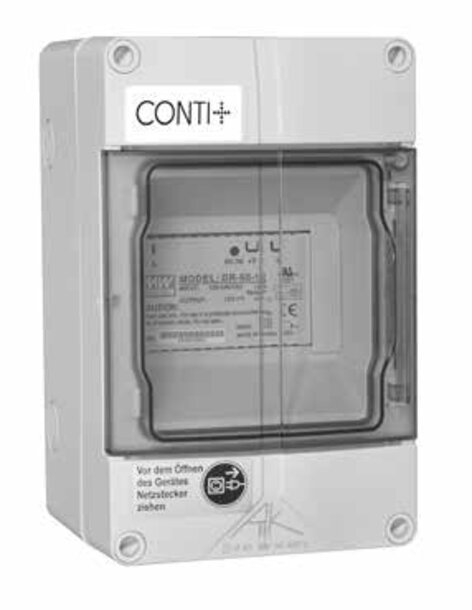 CONTI+ Netzteil 24 V/DC 4,2A Einbaukasten, AP für CONPRIMUS und lino PRIMUS Armaturen  Art.Nr.  CONO513000