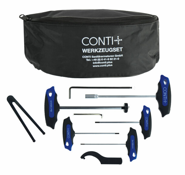CONTI+ Montageset zur Wartung und Montage von CONTI+ Armaturen CONO690300