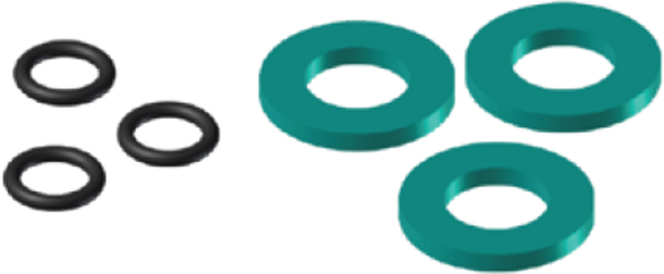 CONTI+ Dichtungssatz für Flexschläuche mit 3 x O-Ringen und 3 x Dichtungen CONZ0510000