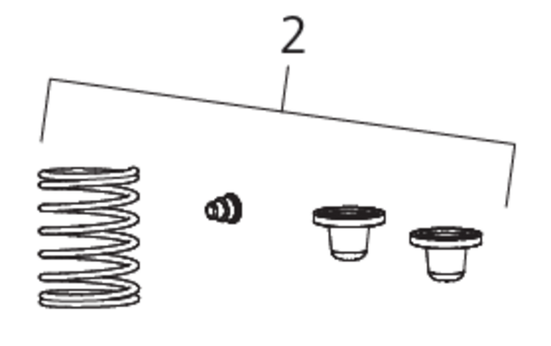 CONTI+ Set (Arretierschraube, Druckfeder, 2x Hutsiebe Metall)  Art.Nr.  CONZ8170415
