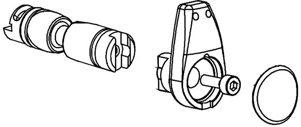 CONTI+ Drehschieber komplett Serie M10/F10  Art.Nr.  CONZ8639161