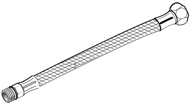 CONTI+ Druckschlauch M12 - 350mm (für Zugänge)  Art.Nr.  CONZ8939135